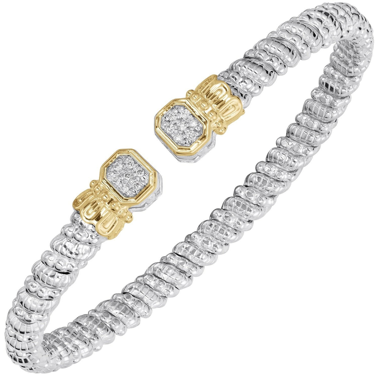 VAHAN Stackable Diamond Cuff | 23930D04 — product view
