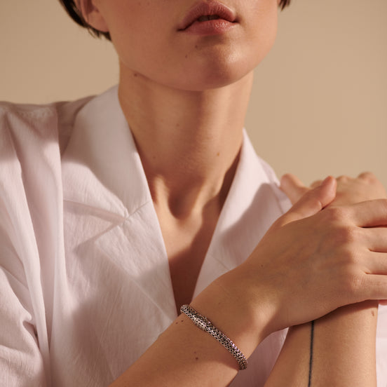 Icon Bracelet, Sterling Silver, 6.5MM