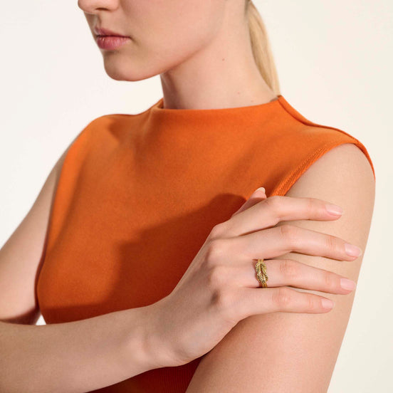 Love Knot Ring, Gold, 3.6MM