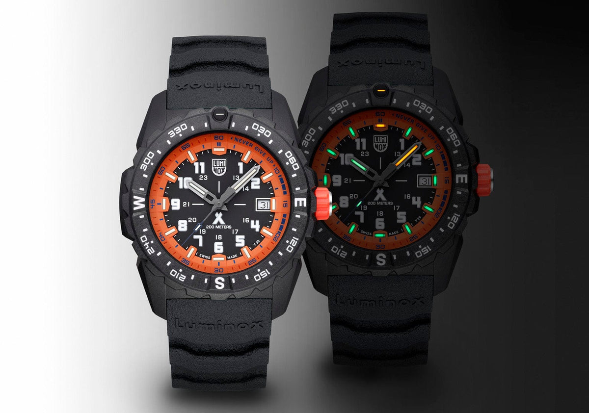 NEW! Bear Grylls Survival Mountain Series, Black & Orange XB.3739 - 43mm
