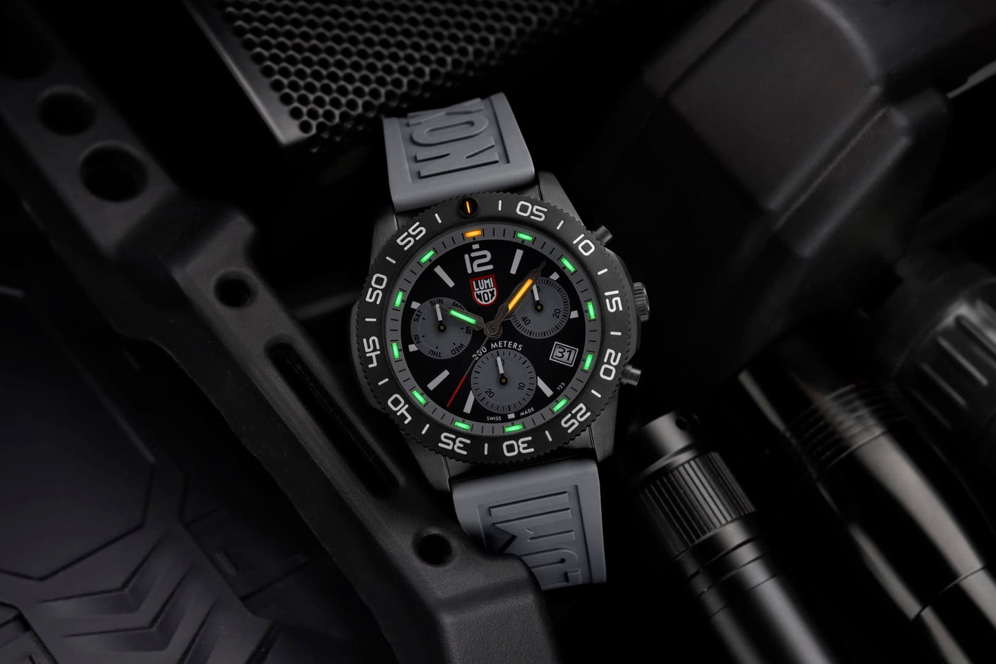 Pacific Diver Chronograph, 44mm, Dive Watch, Graphite Grey - XS.3148
