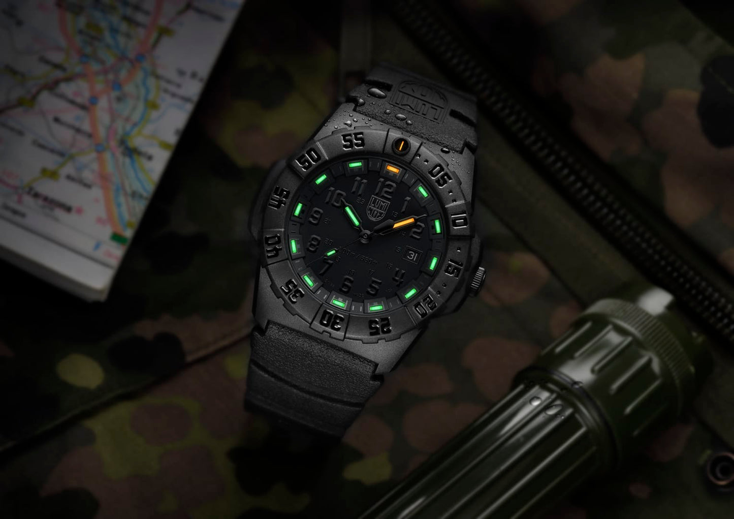 Navy SEAL 3550, 44 mm, Military Dive Watch, Blackout - XS.3551.BO official Luminox product image