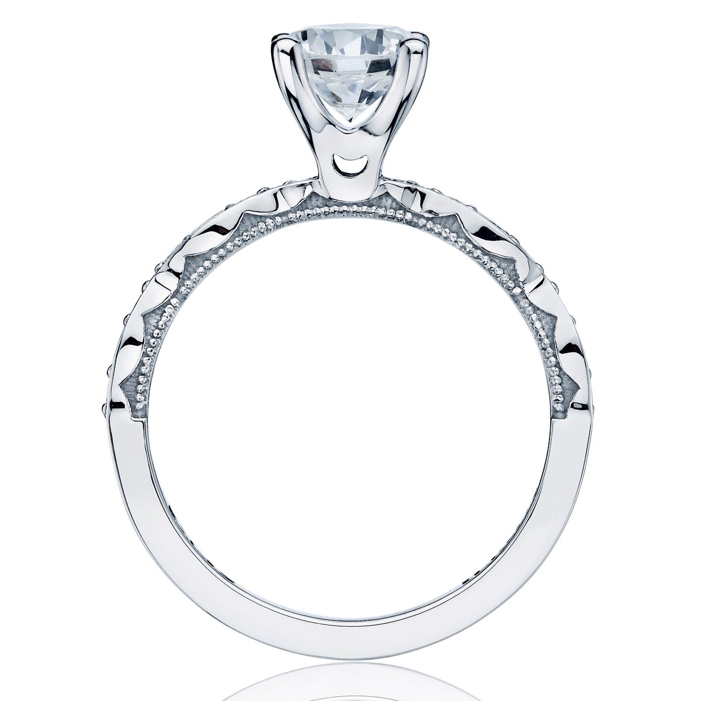 Sculpted Crescent Tacori Mount .36ctw