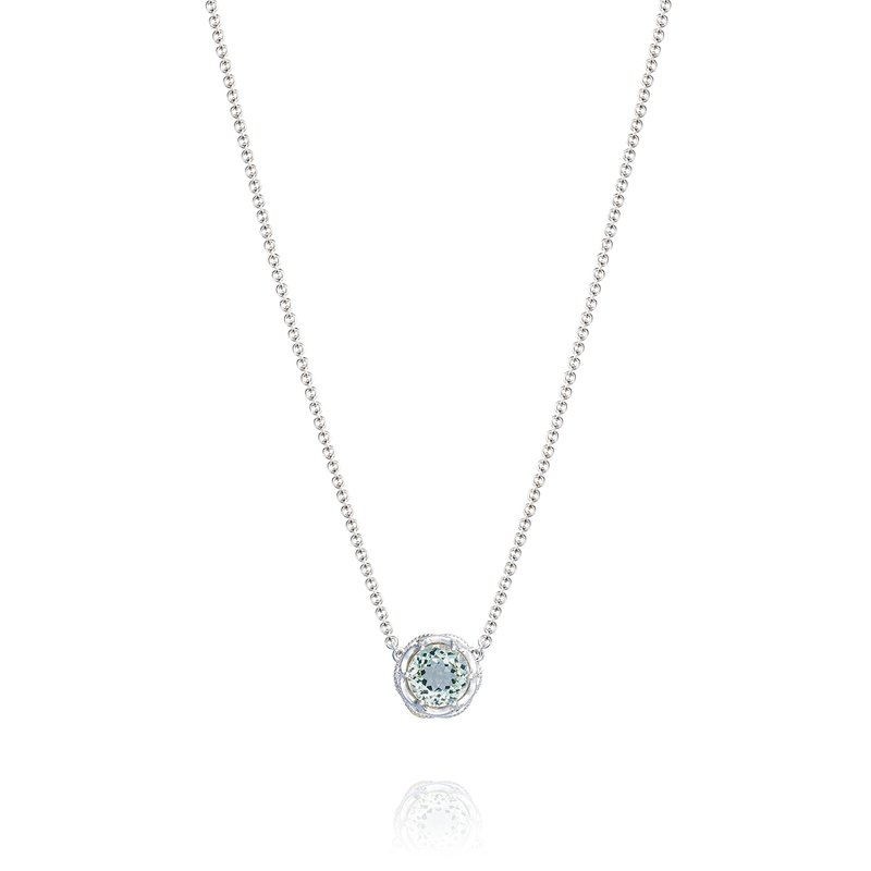 Color Medley Crescent Station Necklace