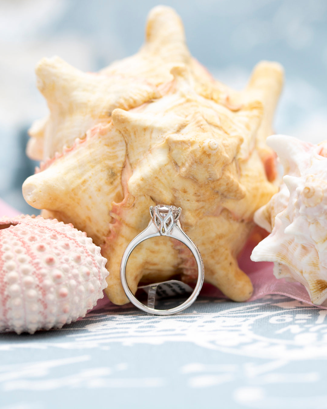 Round Engagement Ring