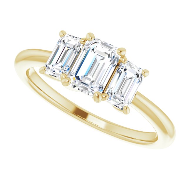 Emerald Engagement Ring