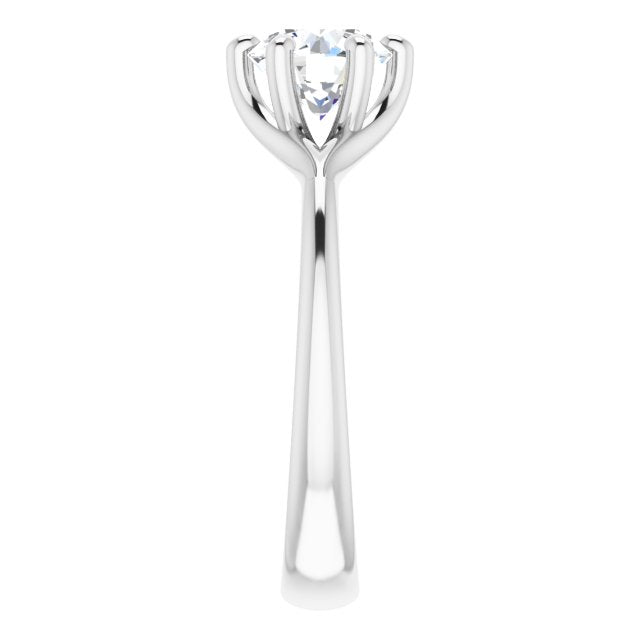 6-Prong Round Engagement Ring