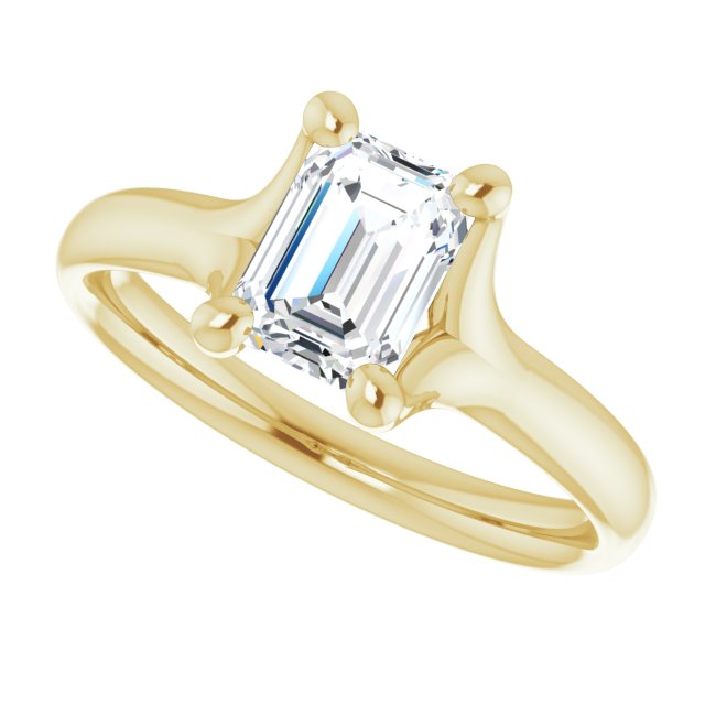 Emerald Engagement Ring