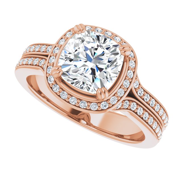 Cushion Engagement Ring