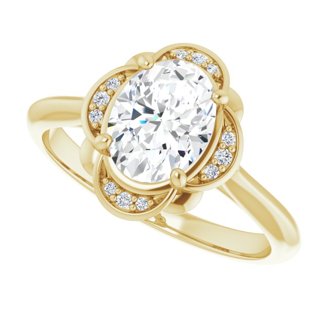 Oval Engagement Ring