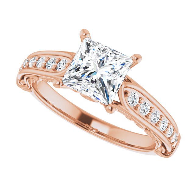 Square Engagement Ring