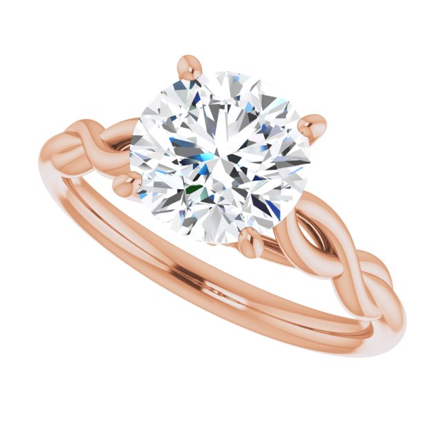 Round Solitaire Engagement Ring