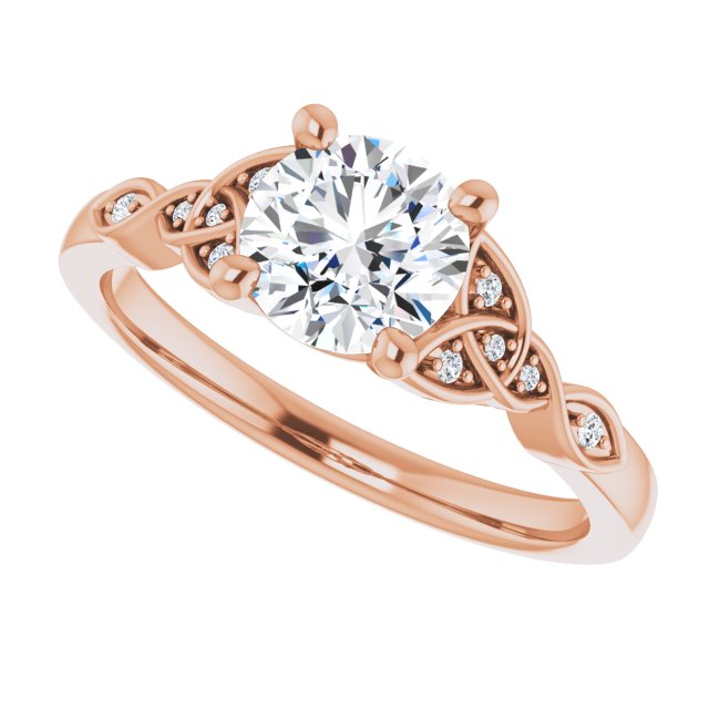 Round Engagement Ring