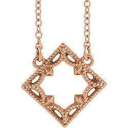 Vintage-Inspired Geometric Necklace
