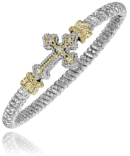 Diamond Cross Bracelet