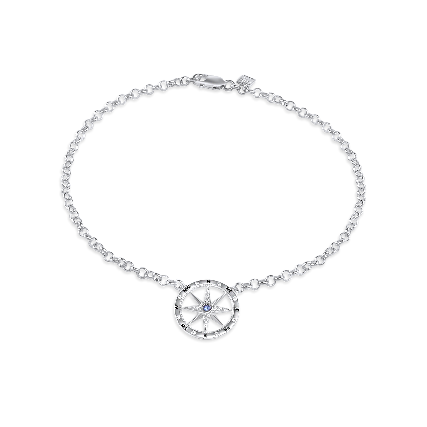 Compass Rose Anklet (11 inch)