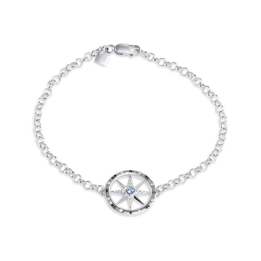 Compass Rose Bracelet (8 inch)