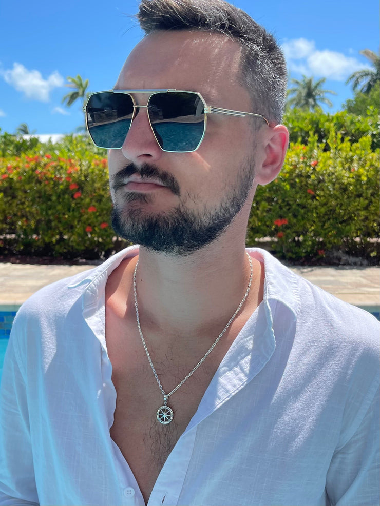 Men's Compass Pendant