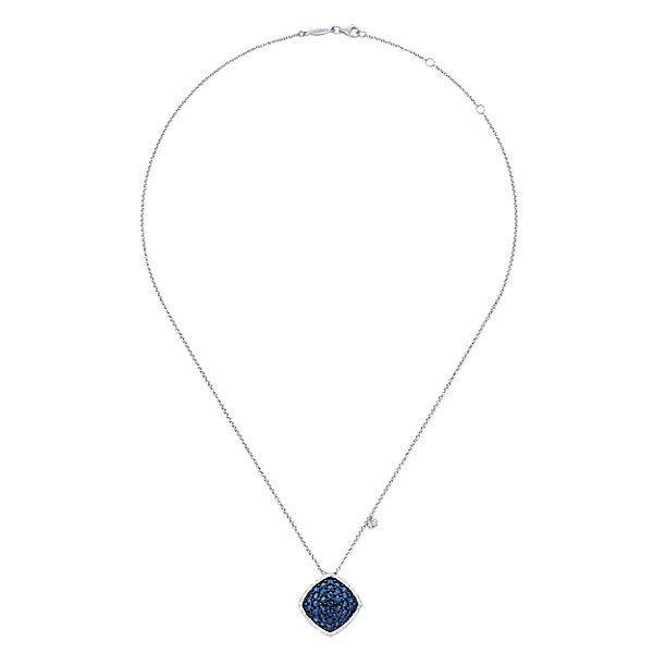 Silver Fashion Sapphire Necklace