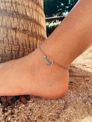 Anchor Anklet (11 inch)
