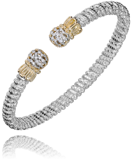 Pave Diamond Ends Bracelet