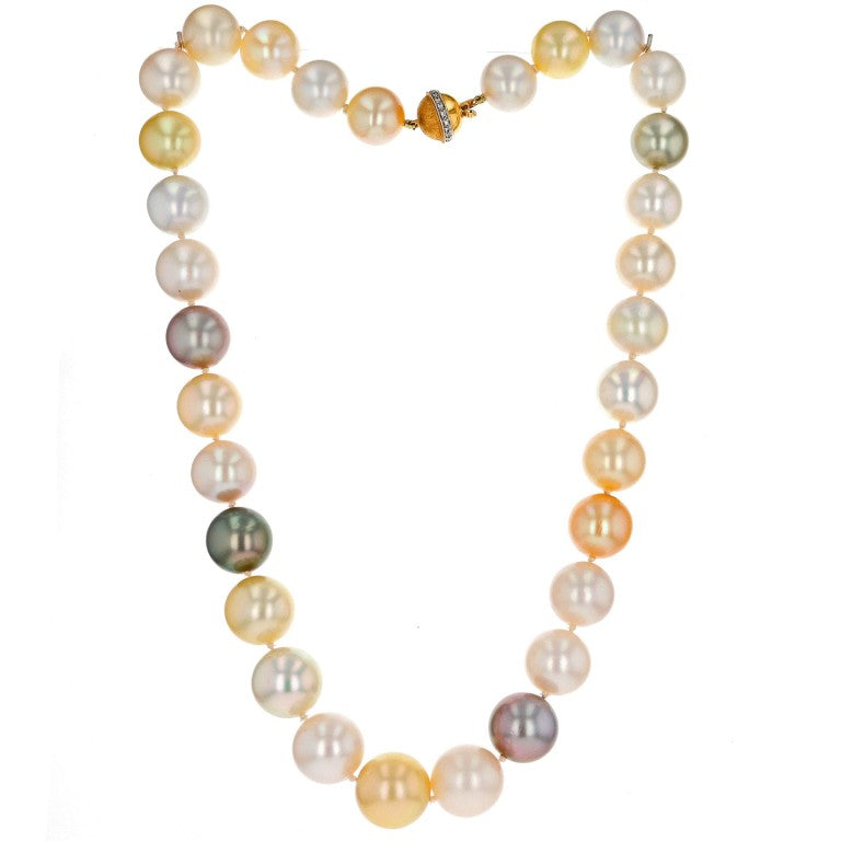 Multi-Color South Sea Pearl Necklace