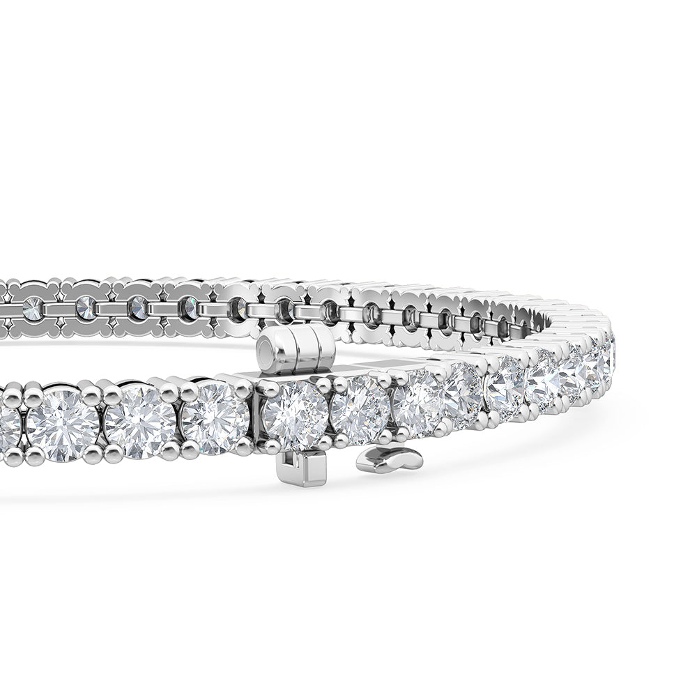 Lab Grown Diamond Tennis Bracelet 14KW (5.00 ctw)