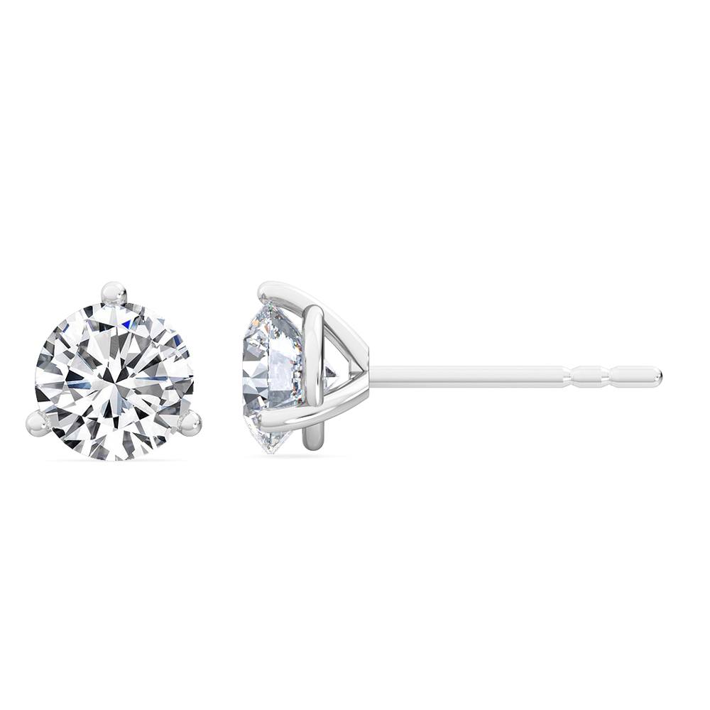LAB GROWN Diamond Stud Earrings (0.85ctw)