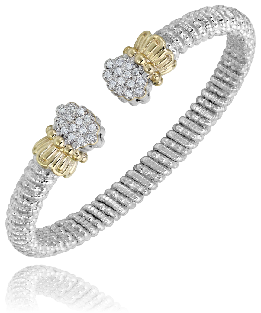 Pave Diamond Ends Bracelet