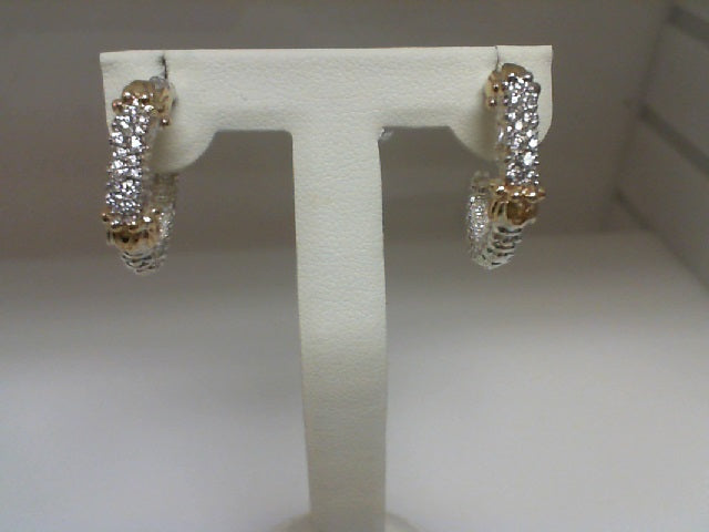 VAHAN Small Diamond Hoop Earrings | 43065D/20 — stock item photo
