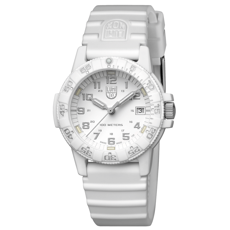 LAST CALL! Leatherback SEA Turtle 0307.WO "White Out" Sport Watch - 39mm Midsize