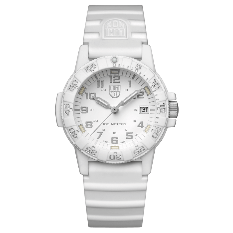 LAST CALL! Leatherback SEA Turtle 0307.WO "White Out" Sport Watch - 39mm Midsize