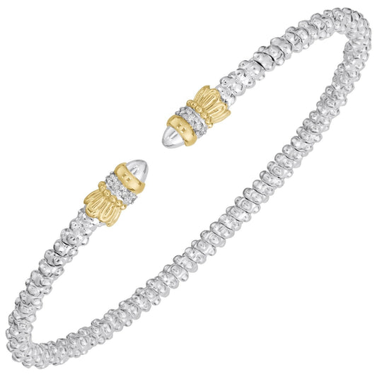 VAHAN Petite Diamond Bullet Tip Cuff | 24042D02 — product view