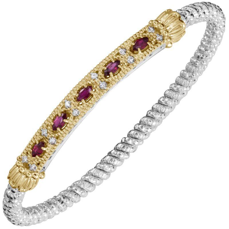 VAHAN Ruby & Diamond Bangle | 23900DRU04 — stock item photo