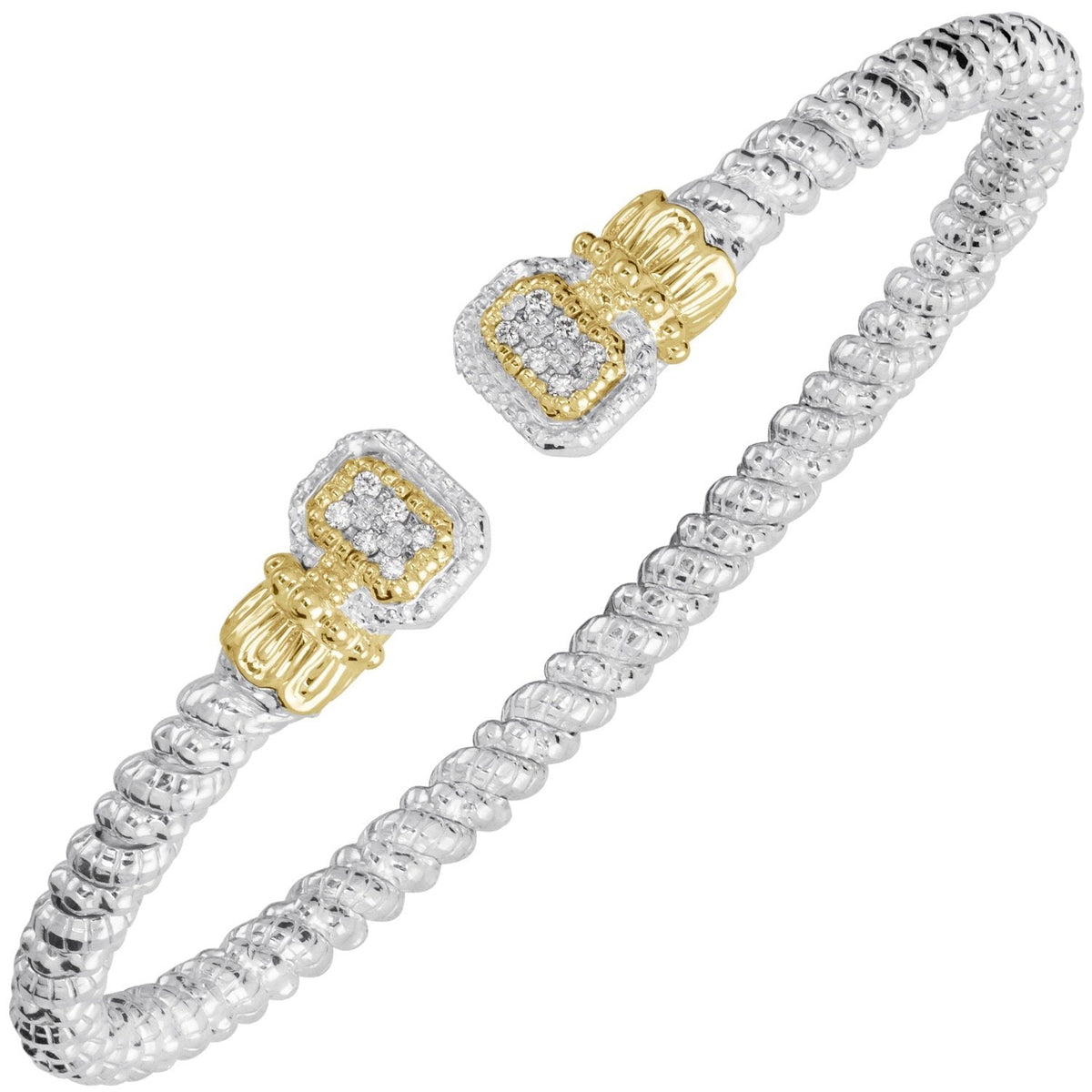 VAHAN Stackable Diamond Cuff | 23962D03 — product view