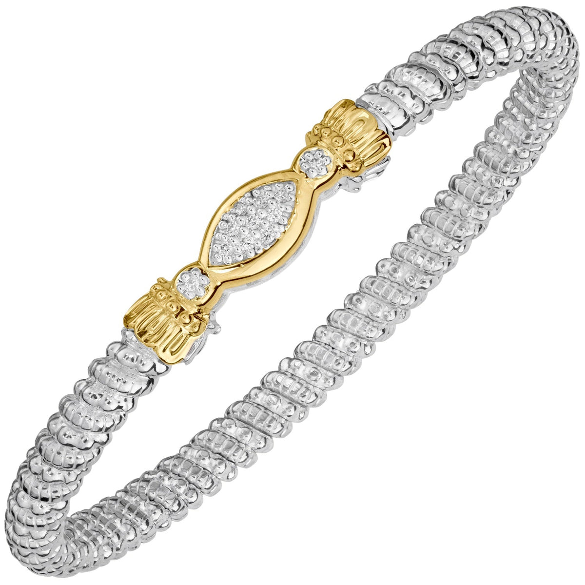 VAHAN Pavé Diamond Bangle | 24104D04 — product view