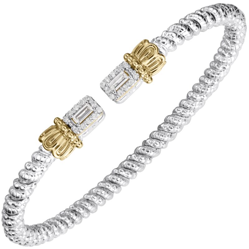 VAHAN Diamond Baguette Cuff | 23707D03 — product view