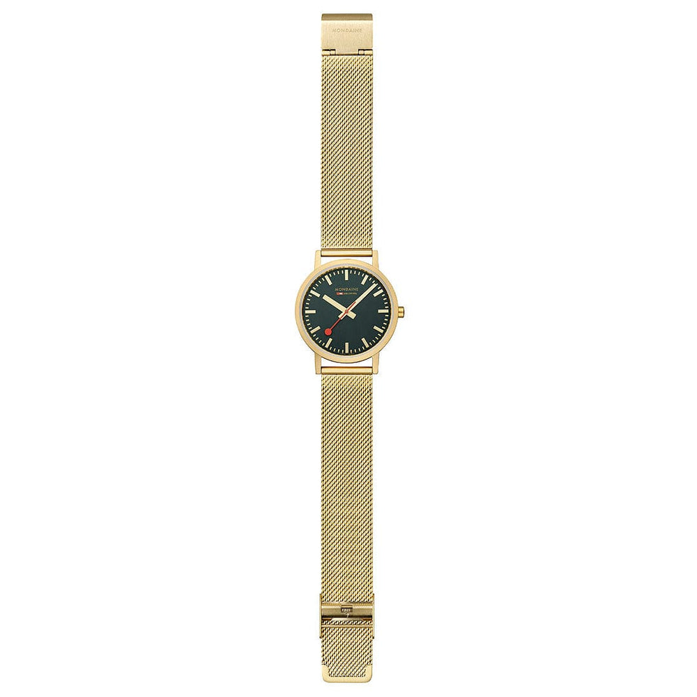 CLASSIC IP GOLD - FOREST GREEN DIAL - GOLDEN MESH STAINLESS STEEL - 36 MM