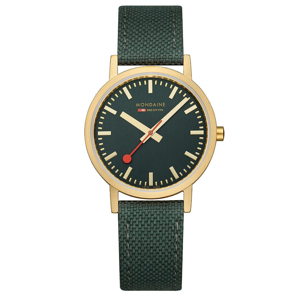 CLASSIC IP GOLD - FOREST GREEN DIAL - GREEN TEXTILE - 36 MM