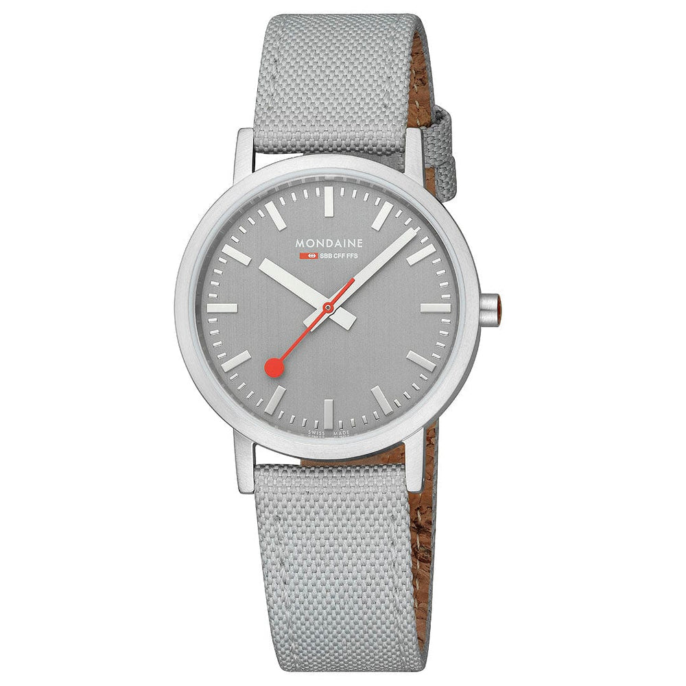 CLASSIC STEEL - GOOD GRAY DIAL - GRAY TEXTILE STRAP - 36 MM