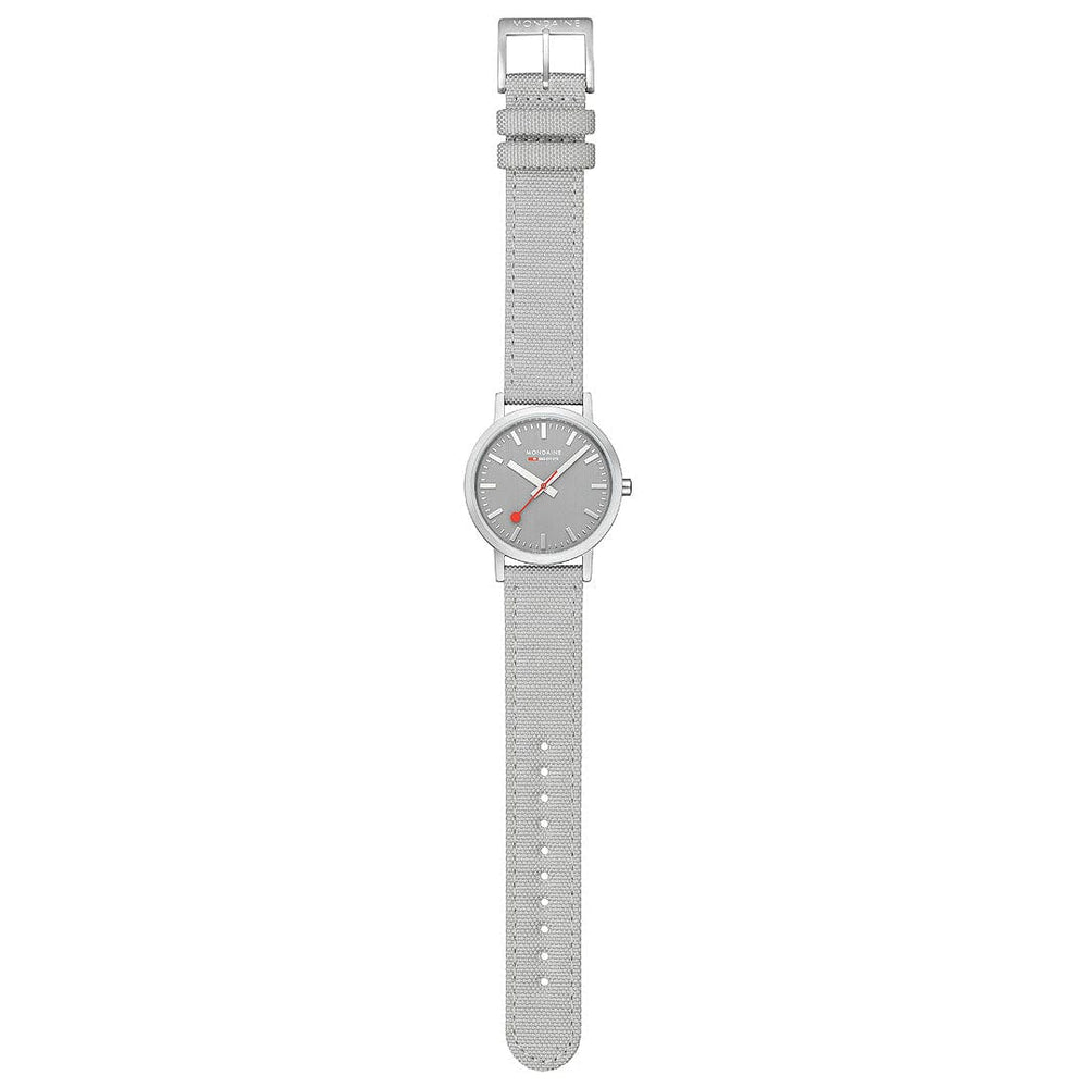 CLASSIC STEEL - GOOD GRAY DIAL - GRAY TEXTILE STRAP - 36 MM
