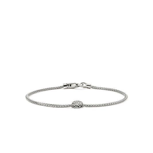 Essentials Silver 1.8 Mm Bracelet With Lobster Clasp