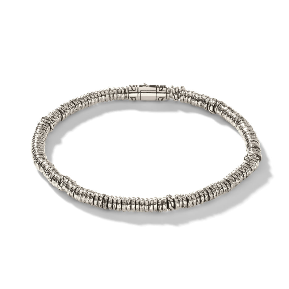 Heishi Bracelet, Sterling Silver