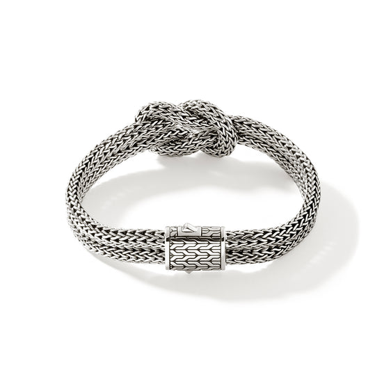 Love Knot Bracelet, Sterling Silver, 10MM