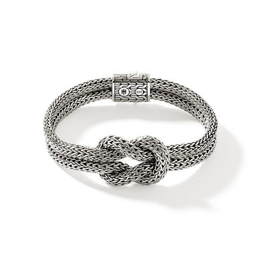 Love Knot Bracelet, Sterling Silver, 10MM