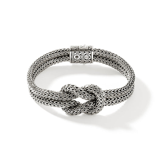 John Hardy Love Knot Silver Bracelet, 9 inches — official John Hardy product photograph