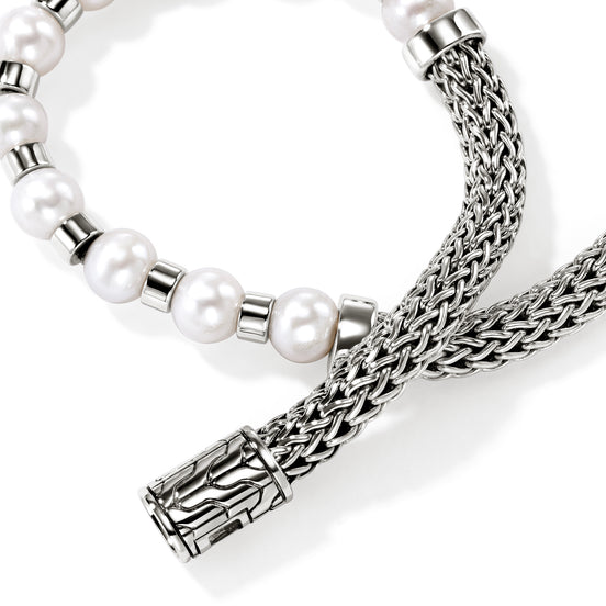 JH Essential Pearl Bracelet, Sterling Silver