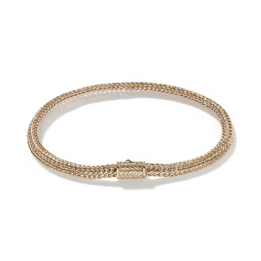 John Hardy Icon Chevron 14K Gold Chain Bracelet