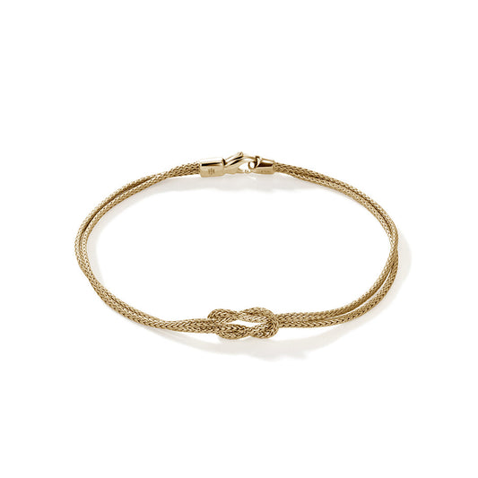 Love Knot Bracelet, Gold, 3.6MM
