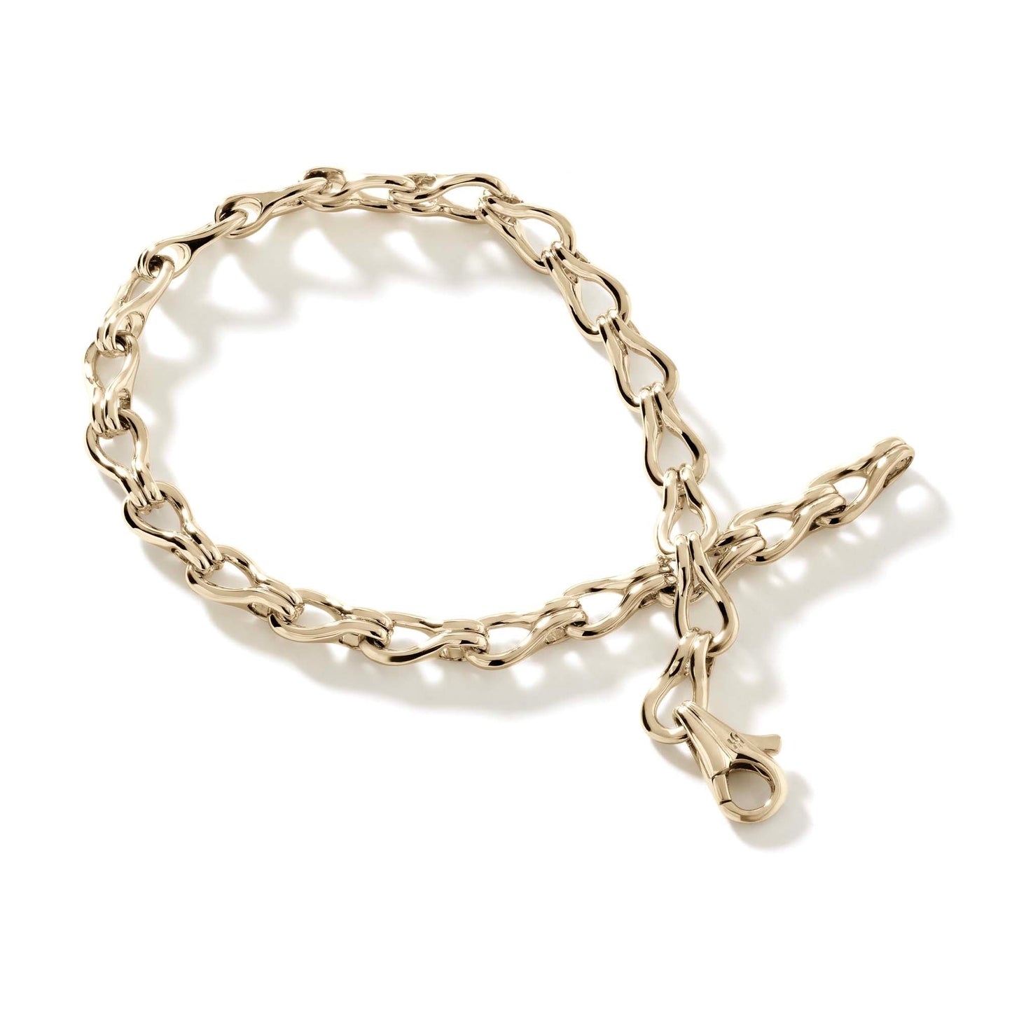John Hardy Surf 14K Yellow Gold 5 X 10MM Link